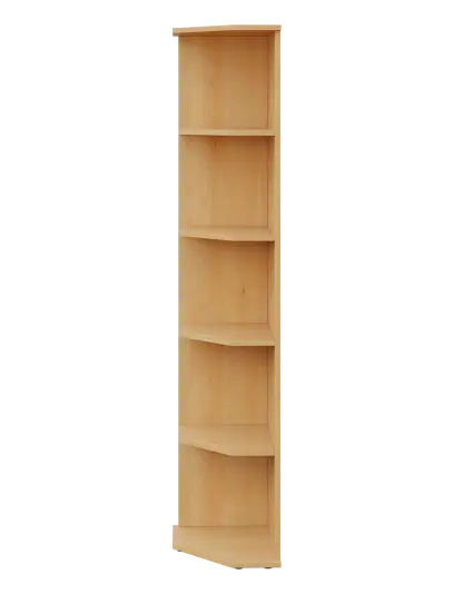 LZ 5 - 3 kancelářská skříň, rohová, levá, 1822x360x400, javor horský